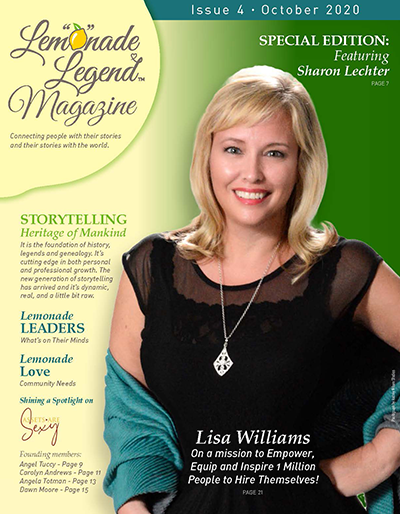 Lemonade Legend Magazine Featuring Lisa Williams