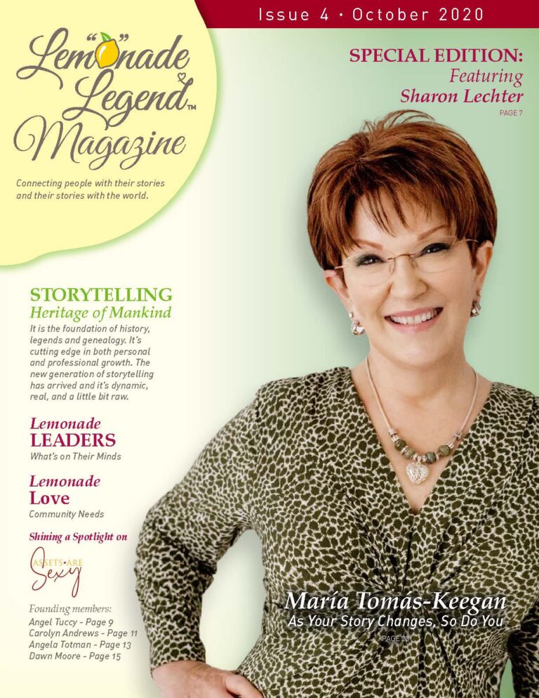 Lemonade Legend Magazine Featuring Maria Tomás-Keegan